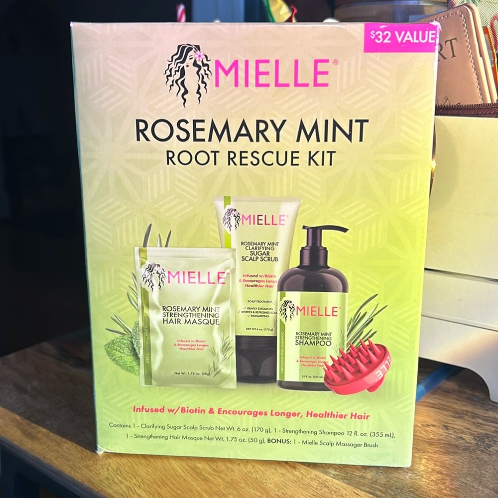 Mielle rosemary mint set nib